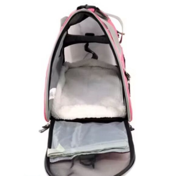 BERGAN Coastal Pet Comfort Carrier in  Heather Berry  Size Large / Used 2’s - Picture 4 of 6